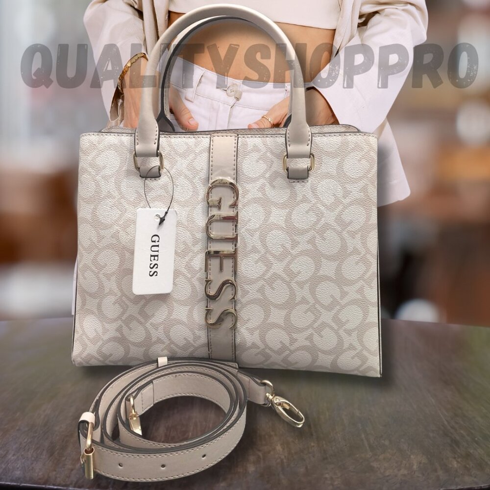 Handbag Guess White/Beige color Brand New with Tag